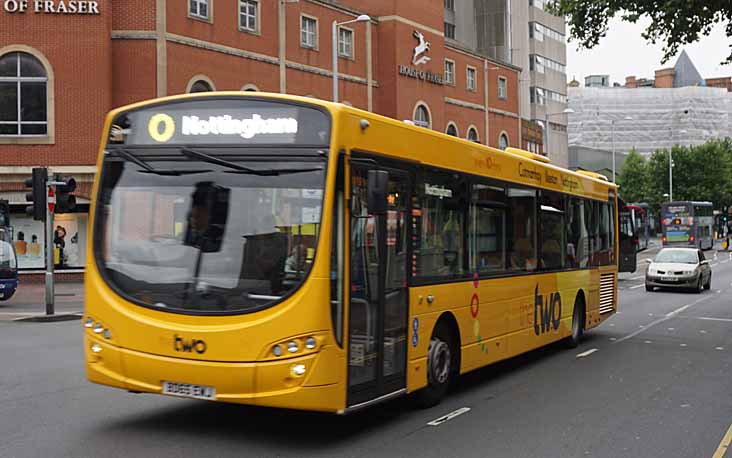 Trent Barton Volvo B8RLE Wright 777 twos